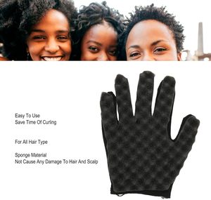 Gants éponge magiques personnalisés en gros pour boucles, brosse à ondulations, éponge à cheveux afro simple face pour hommes noirs - Product Image 2