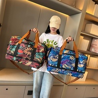 Sac de voyage unisexe Oxford 36-55L avec compartiments séparés pour articles secs et humides, compartiment à chaussures indépendant, respirant et imperméable, idéal pour le yoga et le fitness