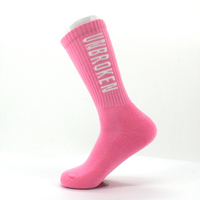 Chaussettes de cyclisme personnalisées OEM, chaussettes de sport antidérapantes pour hommes, chaussettes de basket-ball Elite unisexes