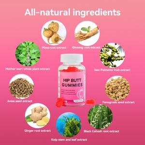 Chinaherbs Gummies Raffermissantes pour les Fesses, Vitamines Personnalisées, Complément pour l'Augmentation des Hanches et des Fesses - Product Image 6