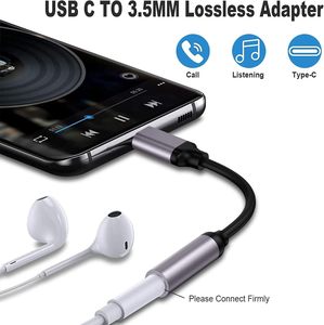 Dajiang Tùy Chỉnh <span class=keywords><strong>USB</strong></span> Loại C Để 3.5Mm Nữ Headphone Jack Adapter 2 Gói <span class=keywords><strong>USB</strong></span> C Nylon AUX Cáp Âm Thanh - Product Image 2