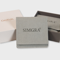 Bolsa de almacenamiento de anillo de pendiente pequeño de microfibra de lujo de alta calidad embalaje textil personalizado para joyería