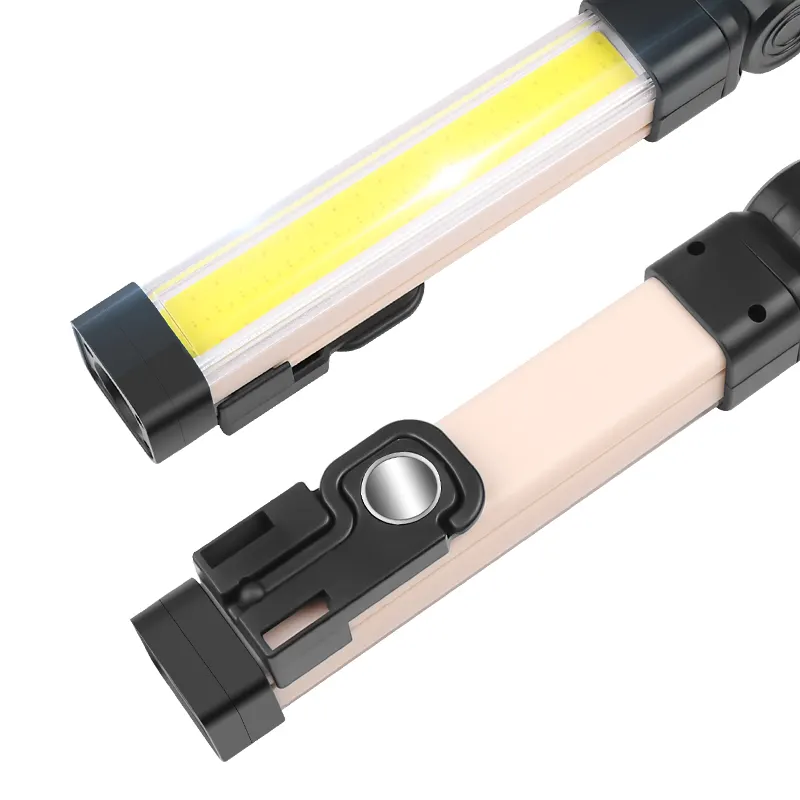 Đèn Sạc USB Làm Việc XPG + COB LED Gấp Đèn Pin Kiểm Tra Đèn Xách Tay Đèn Lồng Nam Châm & Móc Để Sửa Chữa Xe Hơi