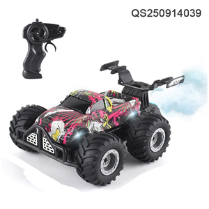 QS Thiết Kế Mới Trẻ Em 2.4G Điều Khiển Từ Xa Trôi Graffiti Mô Hình Xe Đồ Chơi Nhựa 1:16 Quy Mô Phun Nước Tốc Độ Cao Xe Đồ Chơi - Product Image 2