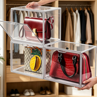 Vitrine transparente anti-poussière en acrylique pour figurines d'anime, statues en résine, modèles de jouets, présentoir de collection intérieur