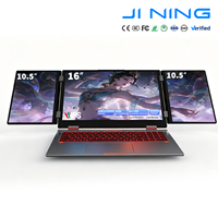 Ordinateur portable de jeu à triple écran 16 pouces double écran 10,5 pouces Intel Core I5 12450H IPS 1920x1200 16 Go 512 Go SSD Rétroéclairage rouge Windows 11 Pro
