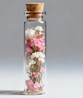 Vente en gros de flacons tubes à essai en verre borosilicaté pour huiles essentielles, capacités 30ml et 100ml, transparents, avec bouchon à vis tubulaire et surface givrée soyeuse