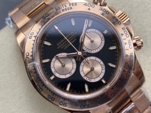 Reloj de Alta Calidad, Resistente al Agua, 40 mm, Fábrica ARF, Acero 904L, Movimiento 4131, Cronógrafo, Oro Rosa, Panda Diver - Product Image 2