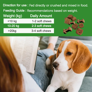 Cibo per animali domestici condroitina articolazione dell'anca pet supporto vitaminico salute Immune integratore multivitaminico cane - Product Image 6