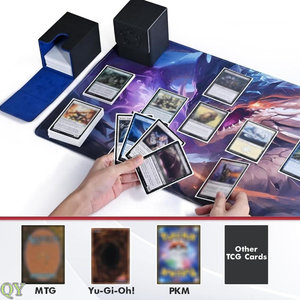 YY กล่องเก็บการ์ดเล่นหนัง PU แบบกำหนดเองสำหรับนักสะสม - Product Image 6