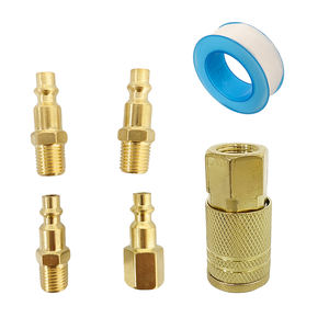 Adaptateur à connexion rapide de style américain 1/4 NPT, filetage interne/externe, connecteur de tuyau pneumatique pour connexion pneumatique - Product Image 3