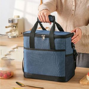 Sac isotherme en tissu Oxford pour pique-nique, glacière portable pour camping, voyages en plein air, courses, durable et réutilisable pour aliments - Product Image 3