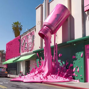 Décoration de Porte Géante 3D en Fibre de Verre, Statue de Jardin Géante, Sculpture d'Extérieur pour Restaurant Fast-Food et Centre Commercial, Alimentaire en Résine Personnalisée - Product Image 4
