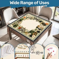 Nouveau Tapis de Table Mahjong Thème Halloween 2026 – Plusieurs Tailles Disponibles, Base en Terre de Diatomée, Résistant à l'Usure, Isolation Acoustique, Antidérapant, Portable
