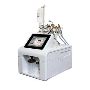 9 In1 Face Lift Microdermabrasion Vacuum Oxygen Jet Peel Hydrating Skin Whitening H2o2 Facial <b>Machine</b> for Lips US Plug - Product Image 3