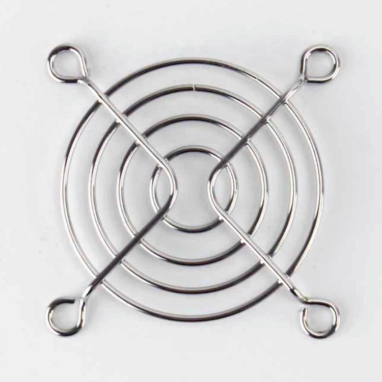 Металлическая решетка вентилятора 60x60 мм 6 см, серебристая решетка вентилятора для 60x60 мм осевых вентиляторов постоянного тока/переменного тока