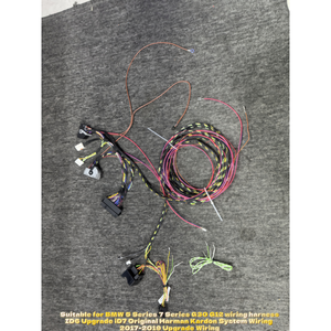 ชุดสายไฟ G12 G30สำหรับ BMW 5 <span class=keywords><strong>7</strong></span> ID6อัพเกรดเป็น ID7โรงงานระบบสายไฟฮาร์แมนคาร์ดอนสายอัพเกรด2017- 2019 - Product Image 5