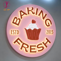 Letrero LED Personalizado de Fábrica, Logotipo Comercial, Letras LED Metálicas 3D, Letrero Metálico Iluminado para Publicidad