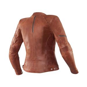 Vestes de moto en cuir d'agneau véritable pour femmes, respirantes, longues fermetures à glissière, mode extérieure, course - Product Image 2
