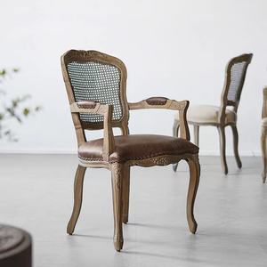 Silla de madera con ventilador de ratán para eventos, silla de lujo apilable con diseño nuevo, para boda, hogar, estilo francés - Product Image 4