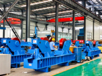 BOTA BZT-100T 100 Tonnen Schwerlast-Hydraulik-Schweißdrehvorrichtung mit Funk-/Kabelfernbedienung für die Ausrichtung großer Tankgehäuse