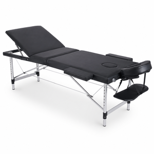 MEDIGE 3-Teilige Verstellbare Kosmetikliege Faltbare Massageliege für Augenbrauen- und Wimpernbehandlungen Spa Hotel und Schlafzimmer - Product Image 5