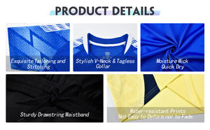 Fabrika fiyat futbol forması kitleri tayland kalite futbol kıyafetleri nefes futbol forması - Product Image 5