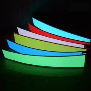 EL paneli araba bar ışığı CMAI fabrika fiyat toptan işık EL soğuk işık ölçer 3V pil kutusu vurgulamak set LED dekorasyon