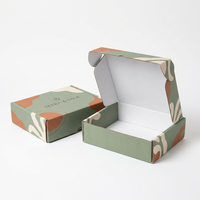 Boîte d'expédition en carton ondulé durable Ching TA, logo personnalisé en relief, impression recto-verso, matériaux recyclés pour l'emballage e-commerce