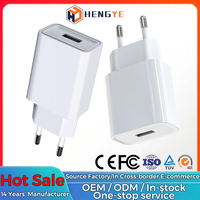 Chargeur USB électrique rapide de haute qualité à port unique 10W avec prise intelligente universelle européenne 5V 2A en sortie