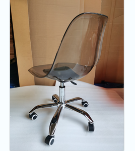 <span class=keywords><strong>Silla</strong></span> de <span class=keywords><strong>escritorio</strong></span> moderna giratoria de plástico <span class=keywords><strong>transparente</strong></span> para oficina, <span class=keywords><strong>silla</strong></span> para ordenador - Product Image 2