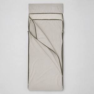 Housse de sac de couchage rectangulaire portable 3 saisons avec housse d'oreiller, drap de voyage doux et respirant pour adultes, idéal pour l'hôtel et le camping - Product Image 3