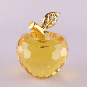 Lá Vàng Thủy Tinh Trong Suốt <span class=keywords><strong>Apple</strong></span> Mặt Pha Lê Rõ Ràng <span class=keywords><strong>Apple</strong></span> Chặn Giấy - Product Image 4