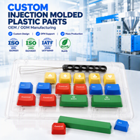 Services de moulage par injection pour touches de clavier personnalisées OEM/ODM, fabrication directe d'usine, touches de clavier en plastique ABS personnalisées pour les fabricants de claviers