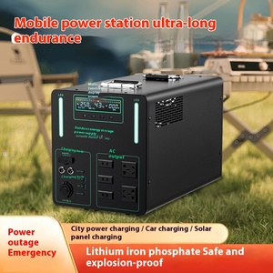 เครื่องจ่ายไฟพลังงานแสงอาทิตย์แบบพกพา 5500W คลื่นไซน์บริสุทธิ์ 220V สำหรับใช้งานกลางแจ้ง พร้อมระบบ MPPT ความจุขนาดใหญ่ สำหรับการเดินทางด้วยรถยนต์ - Product Image 1