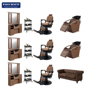 Wally vẻ đẹp Ma-rốc Salon đồ nội thất thiết lập mua cắt tóc ghế gương kính salon tóc gội đầu và mặc quần áo ghế - Product Image 1