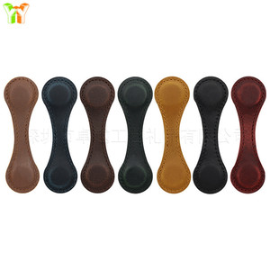 Marcadores magnéticos de cuero Crazy Horse estilo retro transfronterizo, en stock, clips marcadores de esquina de libro de doble cara - Product Image 4