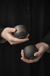 Tasse à café et soucoupe <span class=keywords><strong>en</strong></span> céramique 80ml Professional Home Barista Latte Art Mug Exquisite Kitchen Accessories - Product Image 4