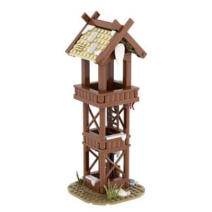 Torre de Vigilancia Vikinga, Serie Militar, Juego de Bloques de Plástico ABS para Niños y Niñas, Bloques de Construcción - Product Image 4