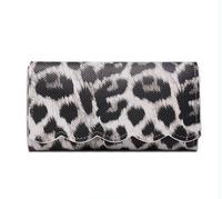 Dompet Wanita Kulit 100 Pcs yang Dapat Disesuaikan, Tempat Ponsel, Tas Selempang, Dompet Kartu Kredit Panjang Tipis, Dompet Koin Minimalis Lucu