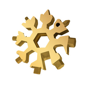 <span class=keywords><strong>Outil</strong></span> multifonctionnel 18-en-1 en acier inoxydable en forme <span class=keywords><strong>de</strong></span> <span class=keywords><strong>flocon</strong></span> <span class=keywords><strong>de</strong></span> <span class=keywords><strong>neige</strong></span>, clé <span class=keywords><strong>multifonction</strong></span> pour le camping et la randonnée toutes saisons, chauffe-aliments - Product Image 6