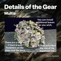Housse de casque de camouflage numérique de vision nocturne DNCP, découpe laser irrégulière avec 6 feuilles et pochette de rangement