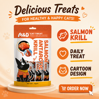 MAIDOU Friandises pour chats au poulet riches en protéines, sans céréales, compressibles et léchables, pour petites races, favorisant la santé digestive et un pelage brillant