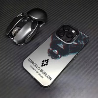 Coque PC rigide design élégant Marcelo Burlon pour iPhone 7 8 Plus XR XS 11 12 13 14 15 16 17 Pro Max coque de téléphone étui