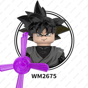 WM block Dragones Master <span class=keywords><strong>Roshi</strong></span> Goku Jiren Gogeta Ball Anime juguetes mini giocattoli set di blocchi di costruzione giocattoli per bambini WM6178 - Product Image 2