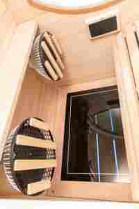 Cámara de oxígeno canadiense de madera maciza de fábrica con función de infrarrojo lejano y panel de control de computadora - Product Image 2