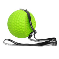Shuran Correcteur de mouvement de bras en acier inoxydable pour entraînement de swing de golf, en forme de balle, avec sangle, pour droitiers/gauchers, portable, sport