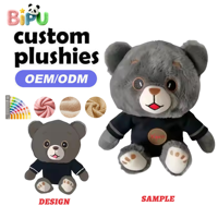 Ours en peluche personnalisé, rembourré en coton PP, super doux, pour un confort optimal, créez votre propre design, fabricant OEM