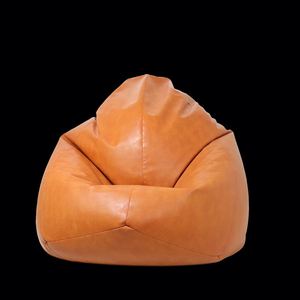 Modern Style <strong>Bean</strong> Warehouse Lazy Sofa Ins Tatami Style <strong>Bean</strong> <strong>Bag</strong> Leather Chair Set for Living Room and Balcony <strong>Sitting</strong> and Sleep - Product Image 6