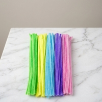 Tiges en chenille colorées, nettoyeurs de pipe pliables pour les loisirs créatifs des enfants, projets scolaires et activités artistiques